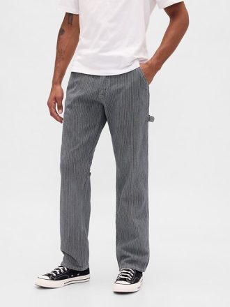 Lockere, gerade Carpenter-Jeans