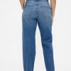 Lockere, gerade geschnittene Jeans mit hohem Bund Lockere, gerade geschnittene Jeans mit hohem Bund