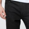 Lockere Hose aus Leinen-Baumwolle im Fischgrätenmuster der 90er Lockere Hose aus Leinen-Baumwolle im Fischgrätenmuster der 90er