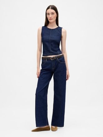 Lockere Jeans im 90er-Jahre-Stil mit niedriger Taille