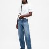 Lockere Jeans im 90er-Jahre-Stil mit niedriger Taille