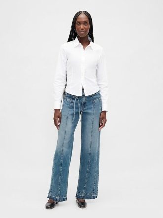 Lockere Jeans im 90er-Jahre-Stil mit niedriger Taille