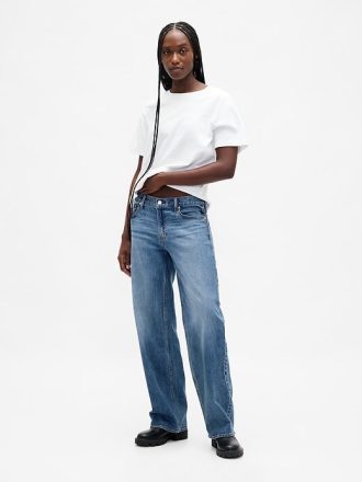 Lockere Jeans im 90er-Jahre-Stil mit niedriger Taille