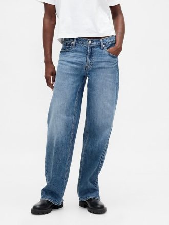 Lockere Jeans im 90er-Jahre-Stil mit niedriger Taille