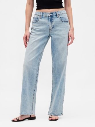 Lockere Jeans im 90er-Jahre-Stil mit niedriger Taille