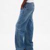 Lockere Jeans im 90er-Jahre-Stil mit niedriger Taille