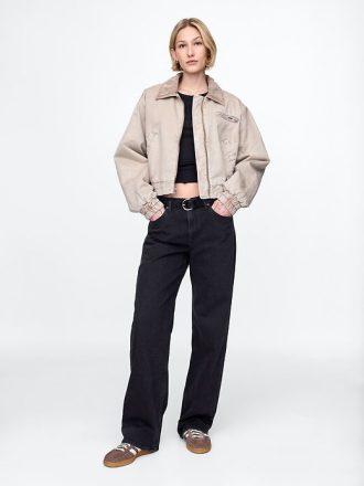 Lockere Jeans im Stil der 90er mit mittelhohem Bund