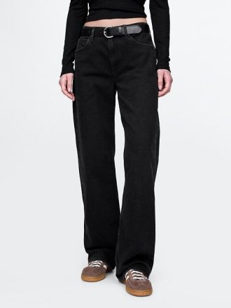 Lockere Jeans im Stil der 90er mit mittelhohem Bund