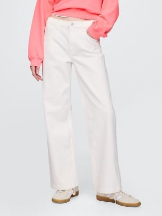 Lockere Jeans im Stil der 90er mit mittelhohem Bund