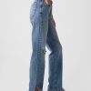 Lockere Jeans im Stil der 90er mit mittelhohem Bund Lockere Jeans im Stil der 90er mit mittelhohem Bund
