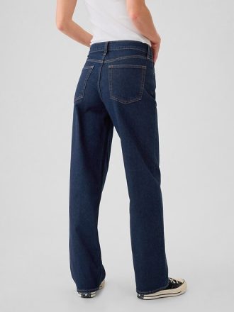 Lockere Jeans im Stil der 90er mit mittelhohem Bund