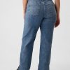 Lockere Jeans im Stil der 90er mit mittelhohem Bund Lockere Jeans im Stil der 90er mit mittelhohem Bund