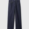 Lockere Jeans im Stil der 90er mit mittelhohem Bund Lockere Jeans im Stil der 90er mit mittelhohem Bund