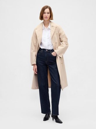 Lockere Jeans mit hohem Bund im 90er-Stil