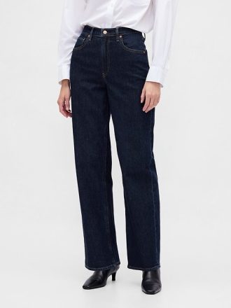 Lockere Jeans mit hohem Bund im 90er-Stil