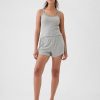 Lockere Pyjama-Shorts mit Mini-Ripp Lockere Pyjama-Shorts mit Mini-Ripp