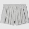 Lockere Pyjama-Shorts mit Mini-Ripp Lockere Pyjama-Shorts mit Mini-Ripp