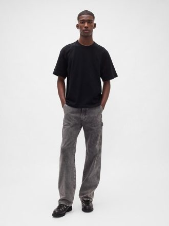 Lockere Zimmermannsjeans im 90er-Jahre-Stil