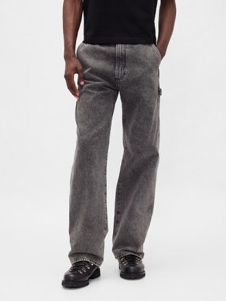 Lockere Zimmermannsjeans im 90er-Jahre-Stil