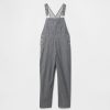 Lockerer Overall aus gestreiftem Denim
