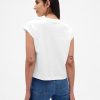Lockeres, kurzes T-Shirt aus Supima®-Baumwolle Lockeres, kurzes T-Shirt aus Supima®-Baumwolle