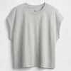 Lockeres, kurzes T-Shirt aus Supima®-Baumwolle Lockeres, kurzes T-Shirt aus Supima®-Baumwolle