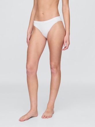 Logo-Bikini aus Bio-Stretch-Baumwolle