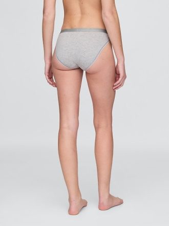 Logo-Bikini aus Bio-Stretch-Baumwolle