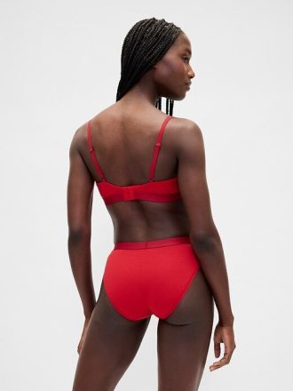 Logo-Bikini aus Bio-Stretch-Baumwolle
