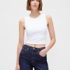 Lässige Schlagjeans mit hohem Bund Lässige Schlagjeans mit hohem Bund