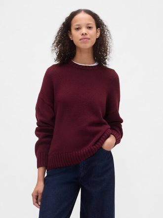 Lässiger Pullover aus 100 % Baumwolle