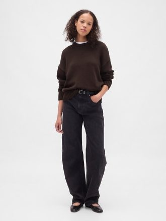 Lässiger Pullover aus 100 % Baumwolle