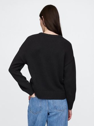 Lässiger Pullover aus 100 % Baumwolle
