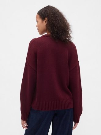 Lässiger Pullover aus 100 % Baumwolle