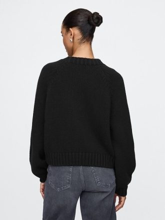 Lässiger Pullover mit Ballonärmeln