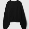 Lässiger Pullover mit Ballonärmeln