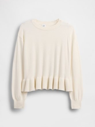 Lässiger Schößchenpullover für Kinder