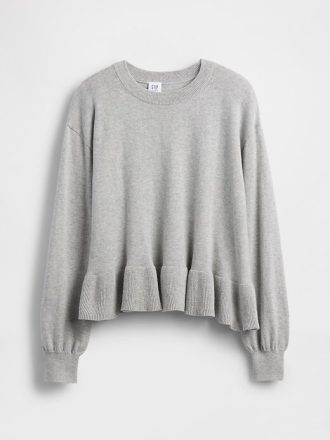 Lässiger Schößchenpullover für Kinder