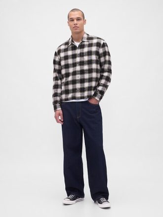 Lässiges Flanellhemd aus Bio-Baumwolle