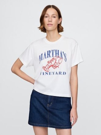 Lässiges Grafik-T-Shirt