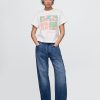 Lässiges Grafik-T-Shirt