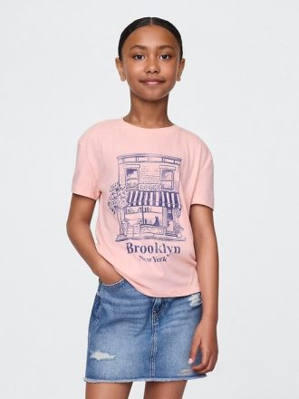 Lässiges Grafik-T-Shirt für Kinder