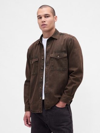 Lässiges Jeanshemd