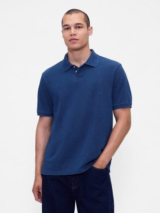 Lässiges Piqué-Poloshirt