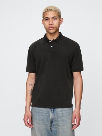 Lässiges Piqué-Poloshirt