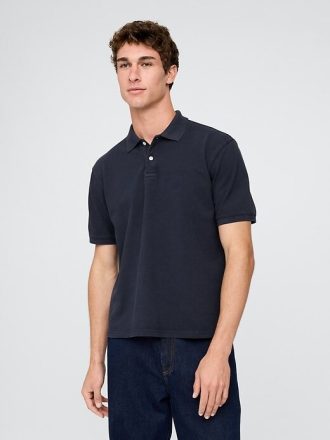 Lässiges Piqué-Poloshirt