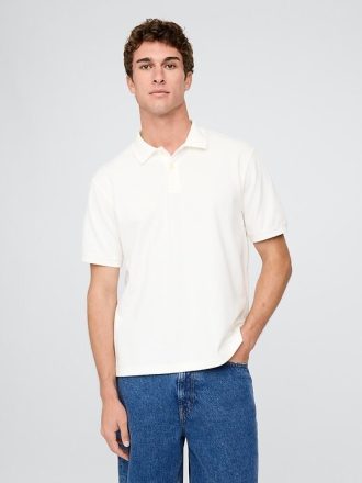 Lässiges Piqué-Poloshirt