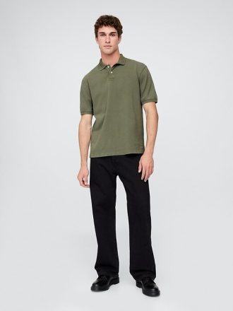 Lässiges Piqué-Poloshirt