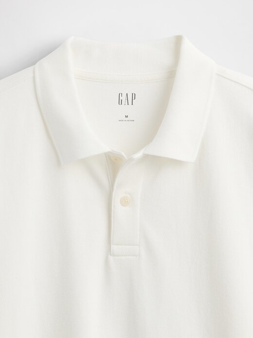 Lässiges Piqué-Poloshirt Lässiges Piqué-Poloshirt