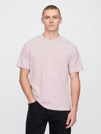 Lässiges Piqué-T-Shirt